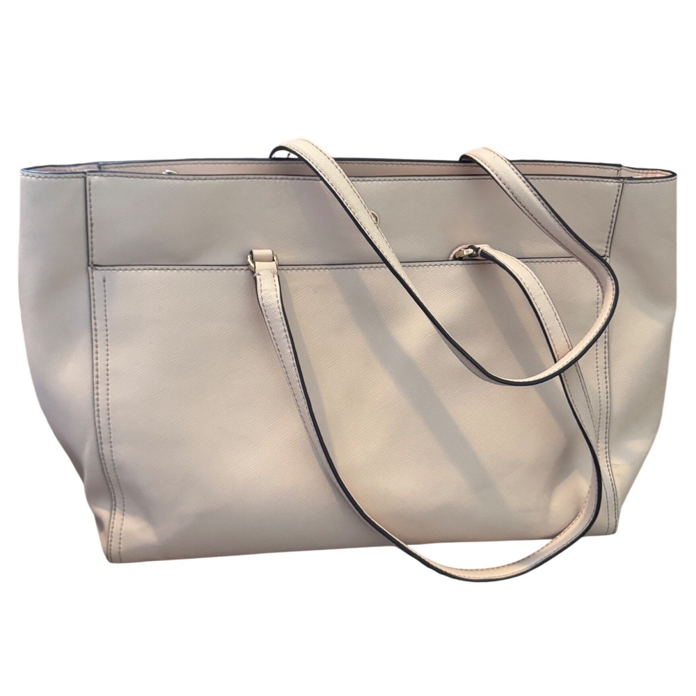 Tory Burch Robinson Tote Pink Blush Leather Bag - Picture 3 of 15